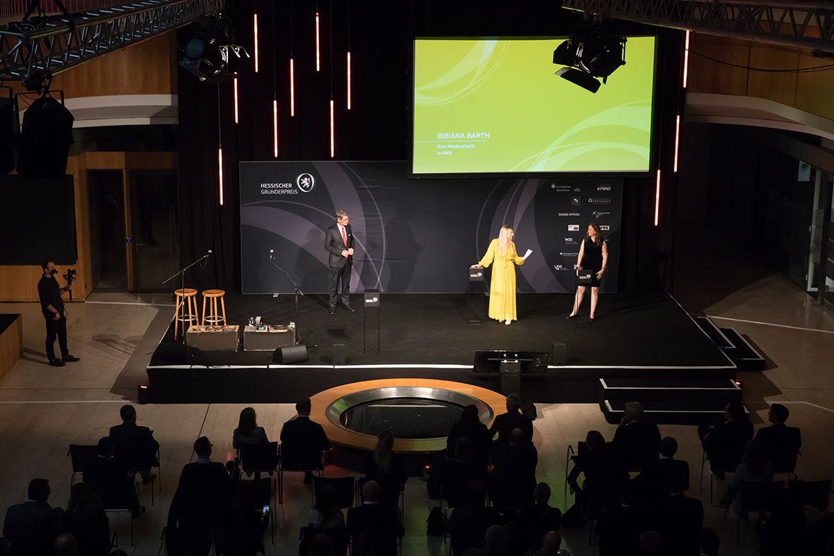 Galaabend Hessischer Gründerpreis in Frankfurt als Event-Referenz der WOA Eventagentur