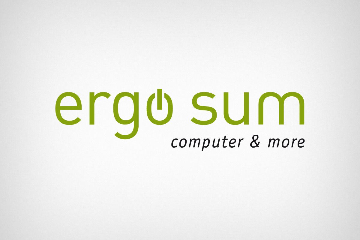 Das Logo und Corporate Design von ergo sum aus Mainz wurde von WOA designed