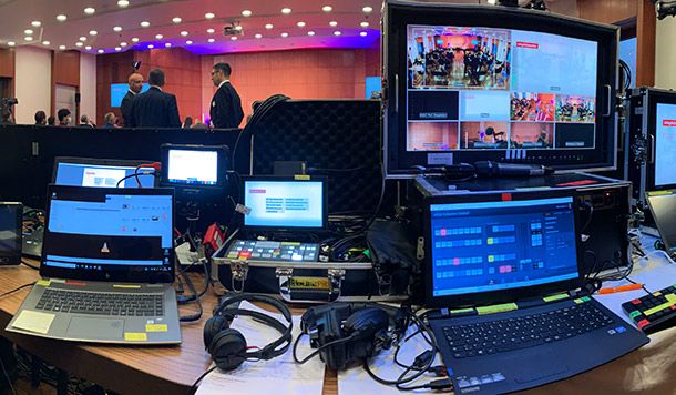 Hybrid Event für Frankfurter Sparkasse in Frankfurt ist eine Referenz der WOA Eventagentur