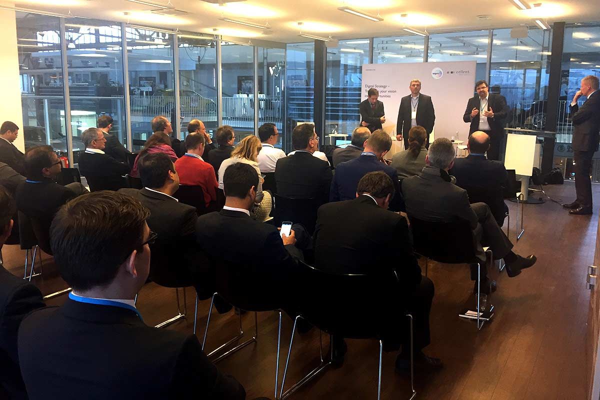 Das Interactive Presentation-Event als Event-Referenz für WOA Eventagentur für die cellent AG