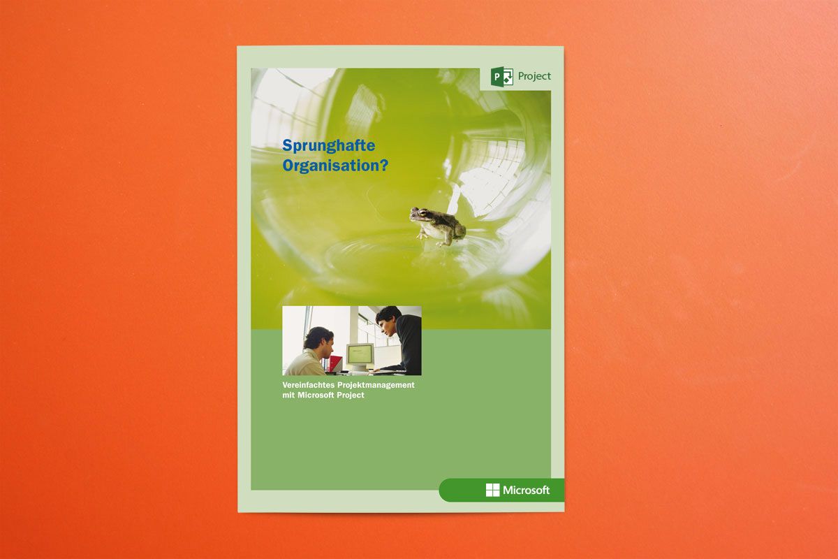 Postmailing als Dialoginstrument für Microsoft Deutschland ist eine Kreation und Referenz der WOA